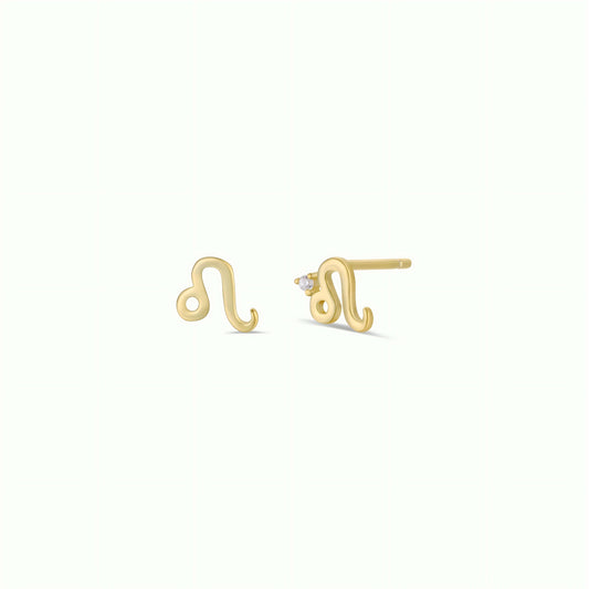 Zodiac Earrings - Leo