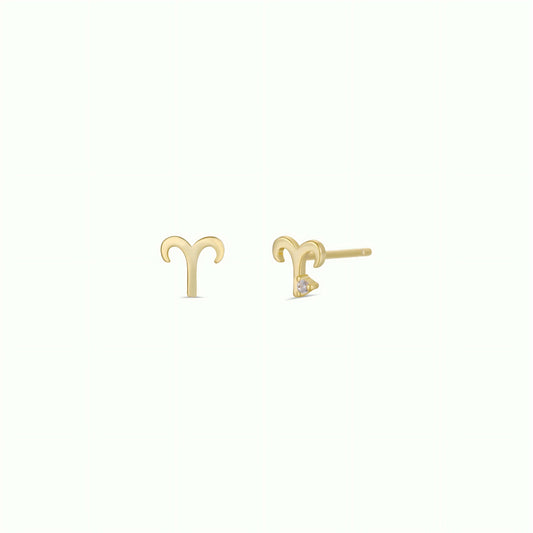 Zodiac Earrings - Aries