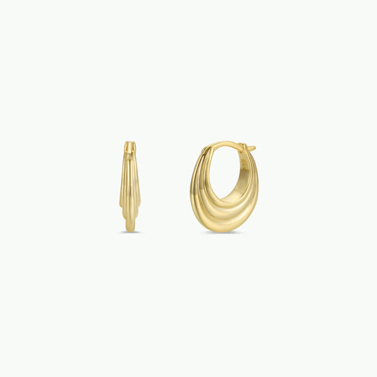 Triple Arch Hoop - Earring