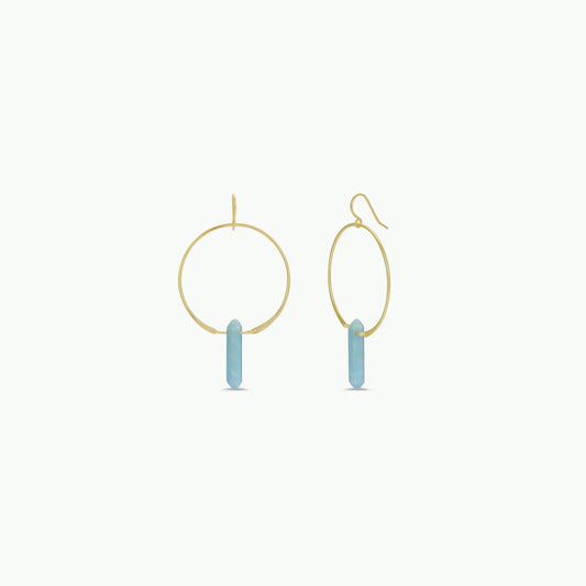 Amazonite Hoop - Hope