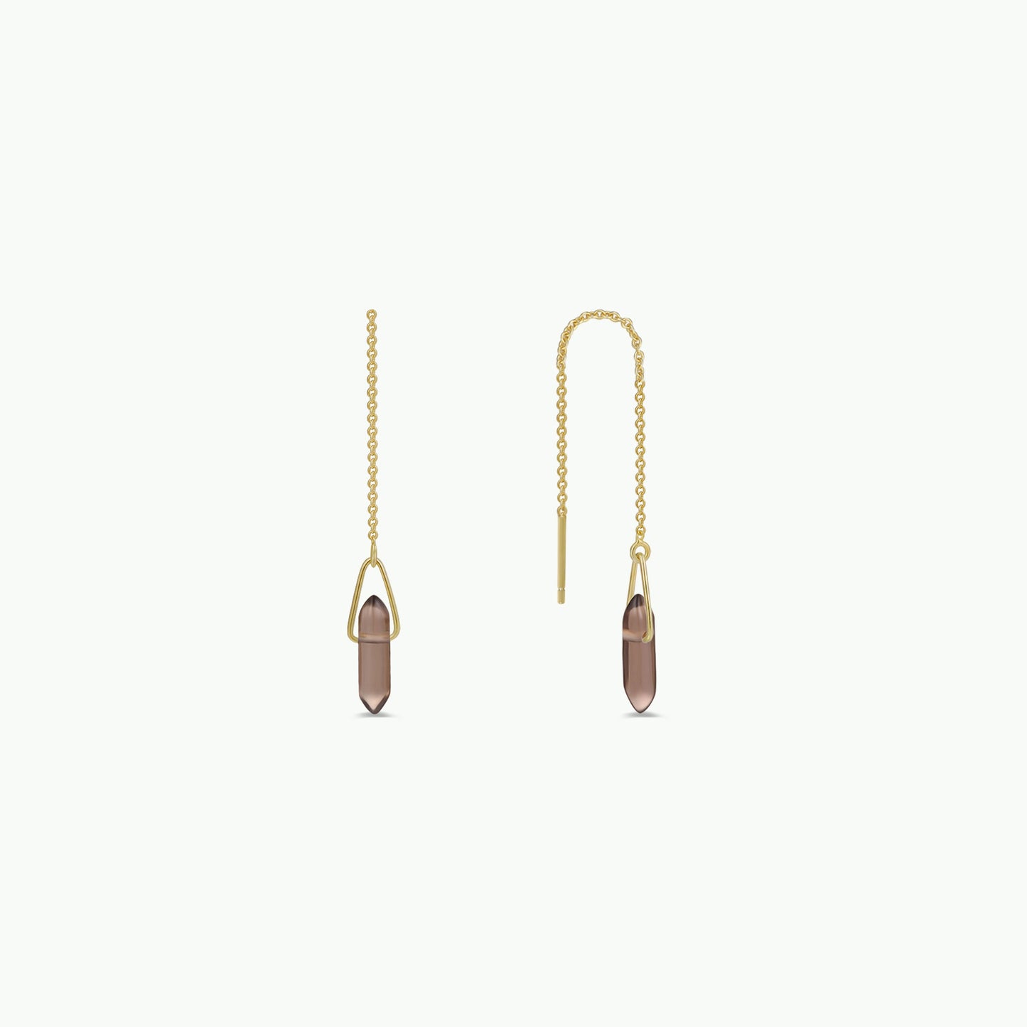 Smoky Quartz Gemstone Threader