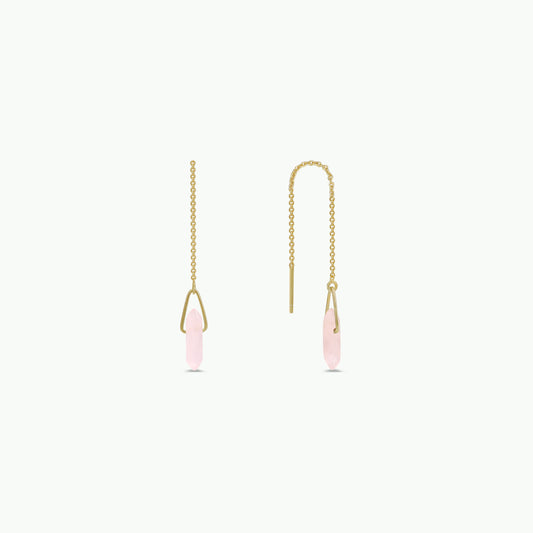 Rose Quartz Gemstone Threader