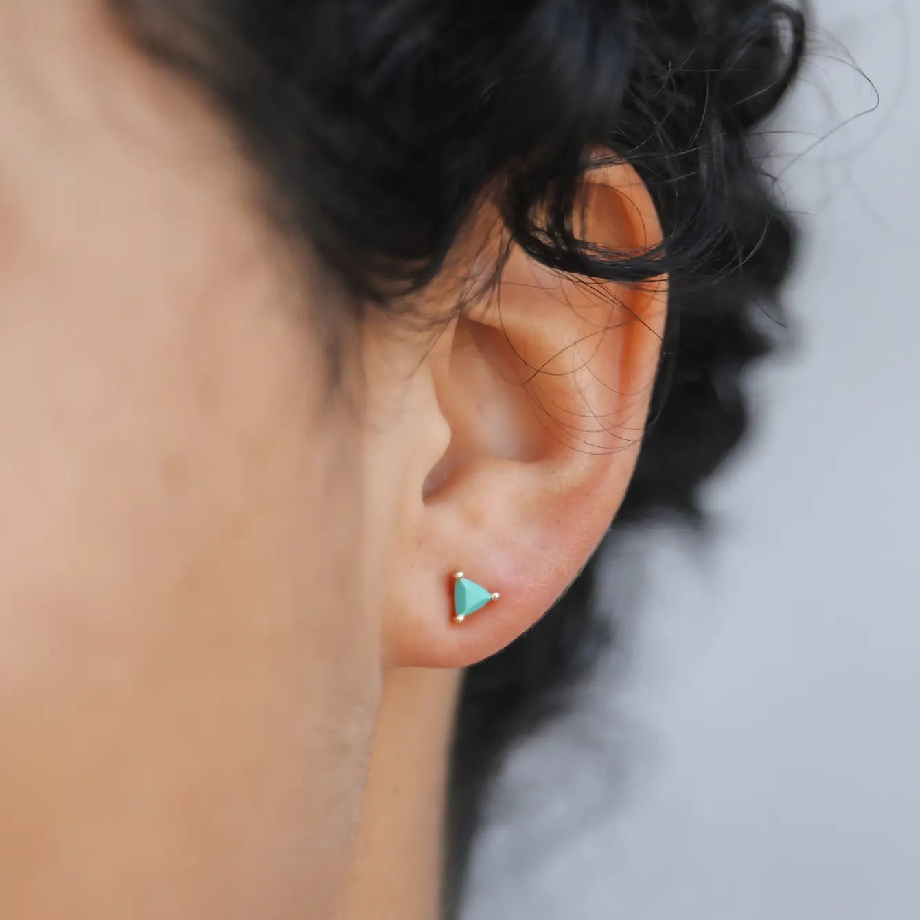 Mini Energy Gem - Turquoise - Earring