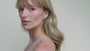 JaxKelly's Silver Bold Wave earrings on a model.