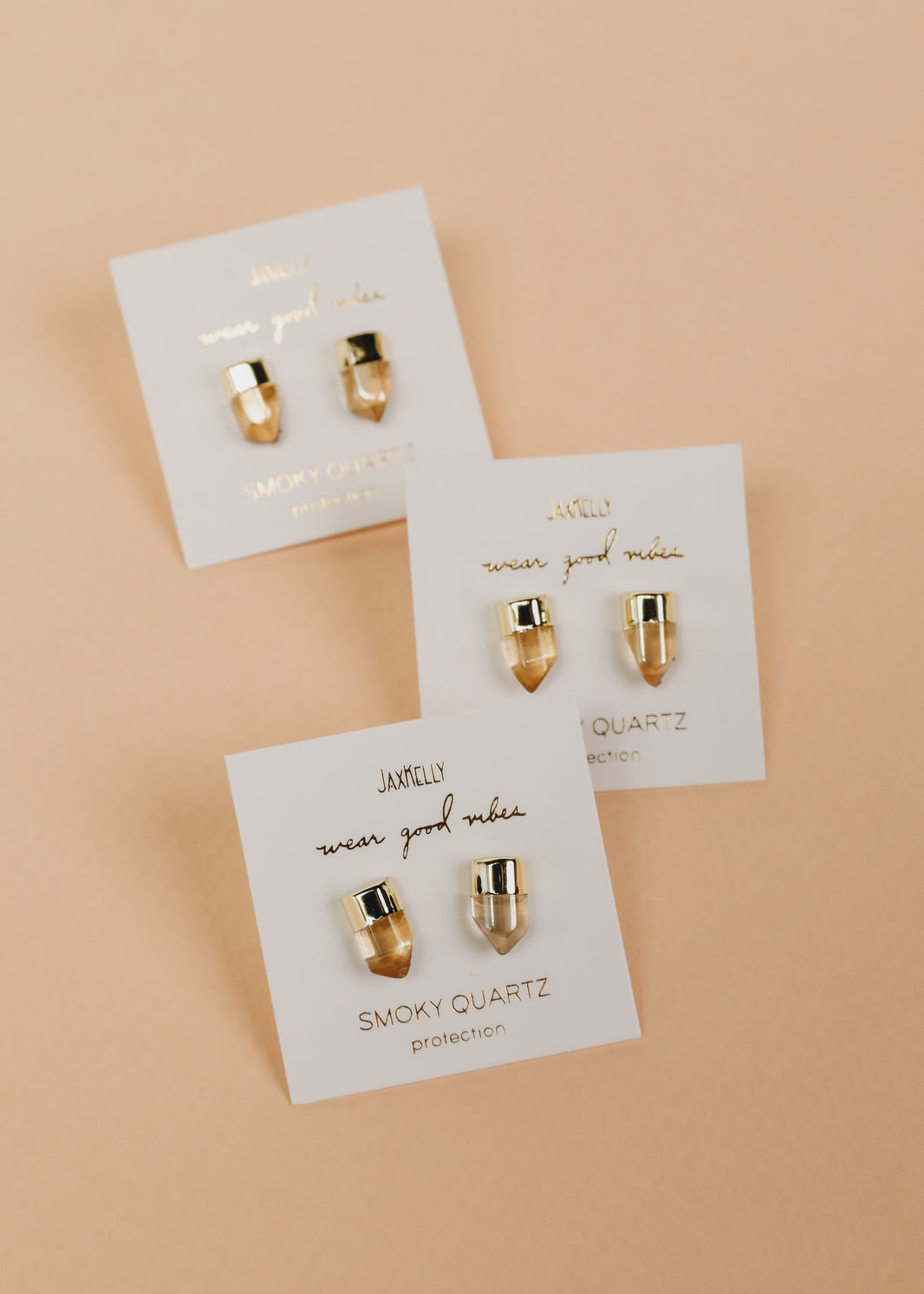 JaxKelly - Silver Druzy Prong Earrings