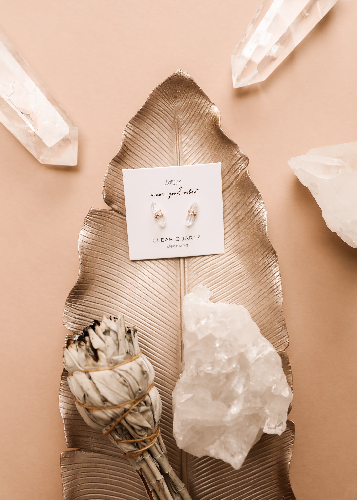 Clear Quartz Mineral Point - Cleansing
