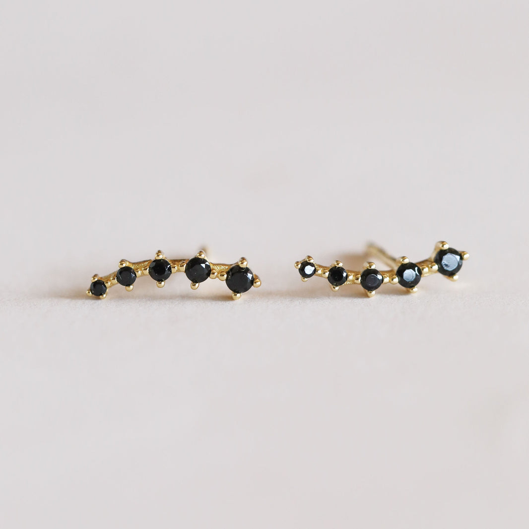 JAXKELLY Petite Knot Gold Earrings main image 1