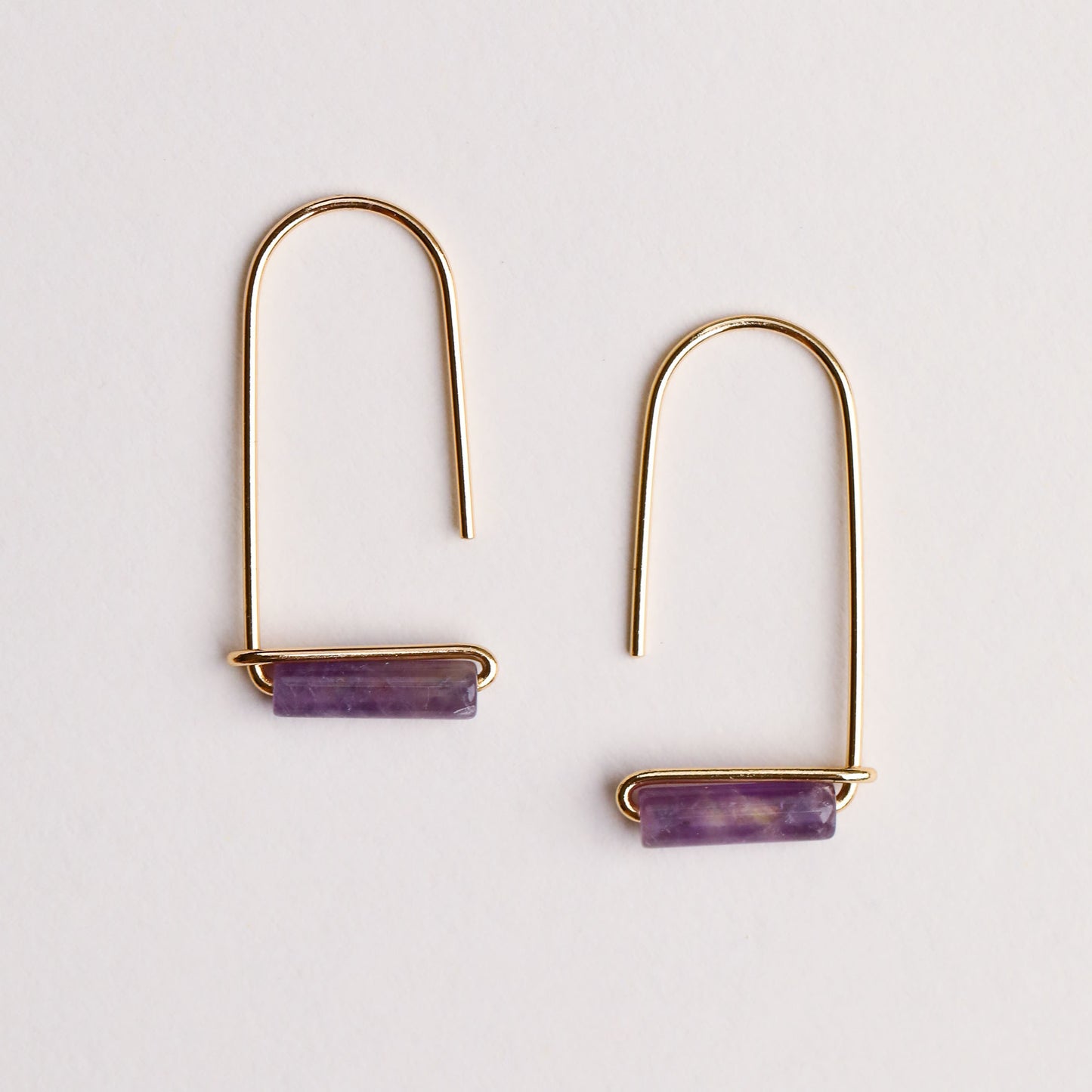 Amethyst Gemstone Drop - Healing