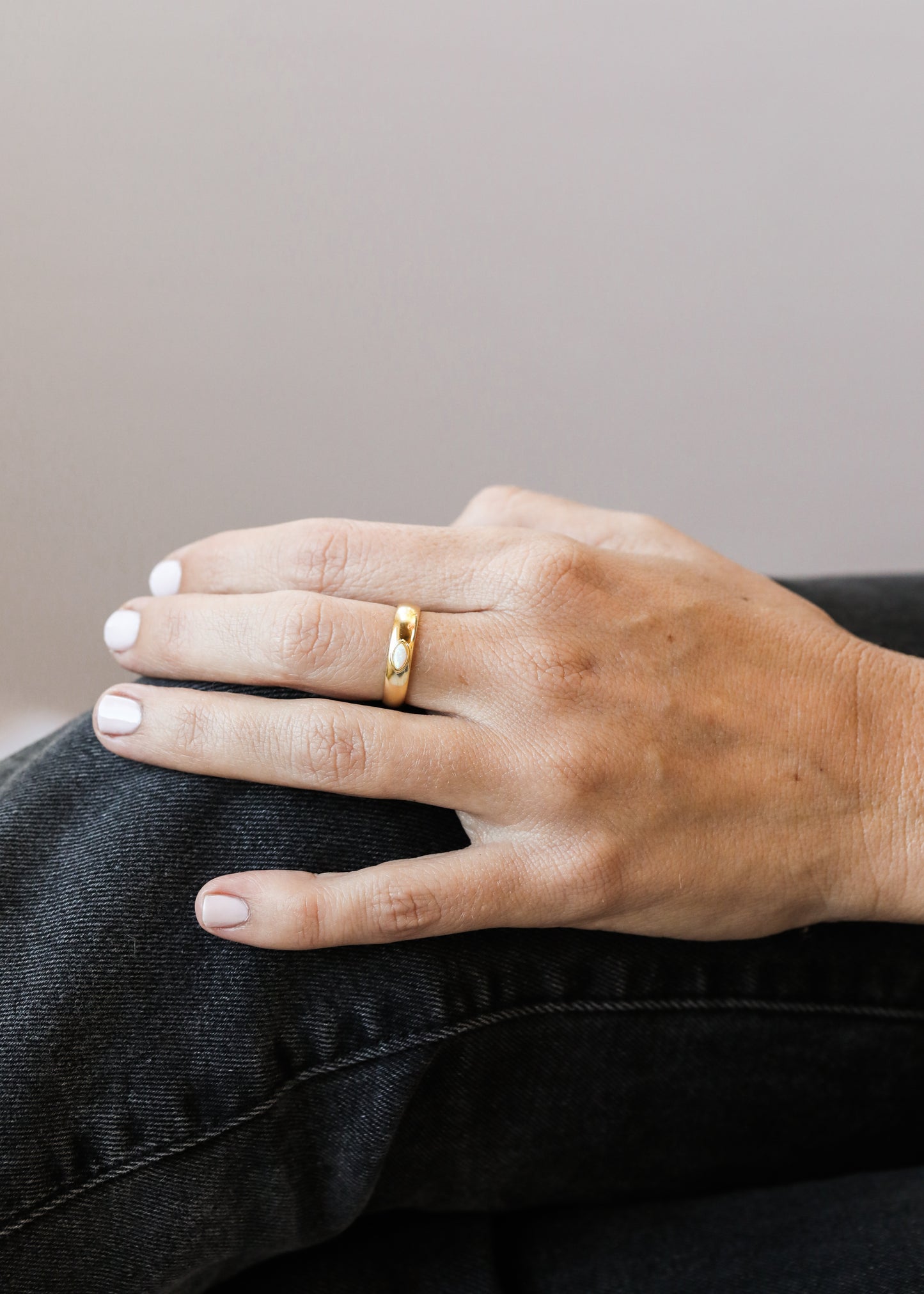 Oval Opal Ring