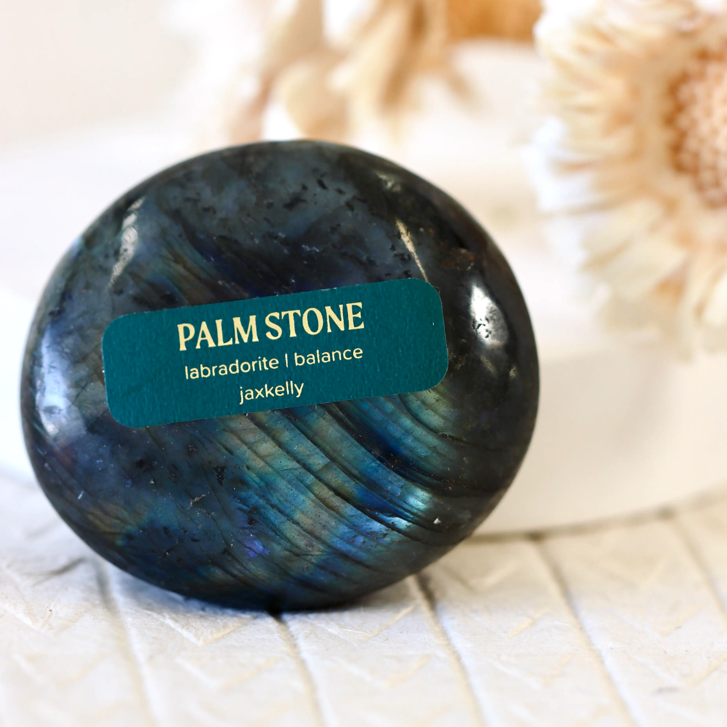 Labradorite Palm Stone - Balance