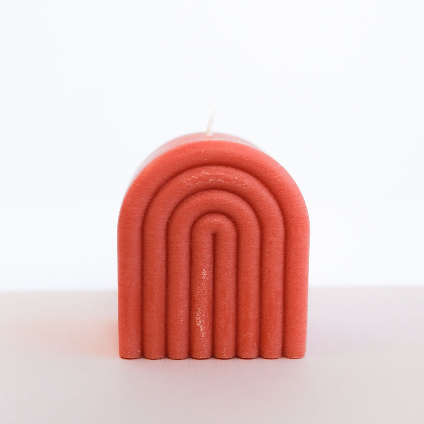 Short Arch Coral Candle