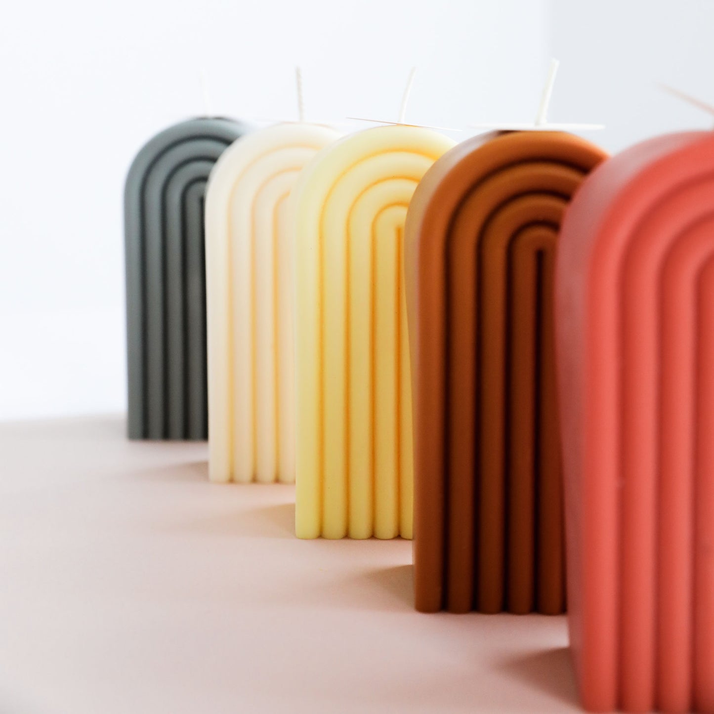Tall Arch Coral Candle