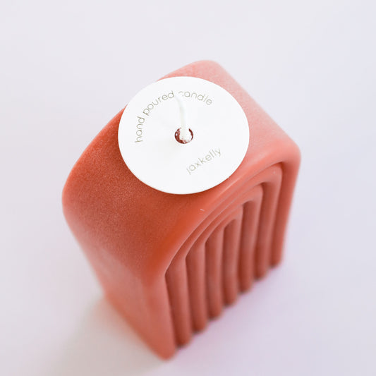 Tall Arch Coral Candle